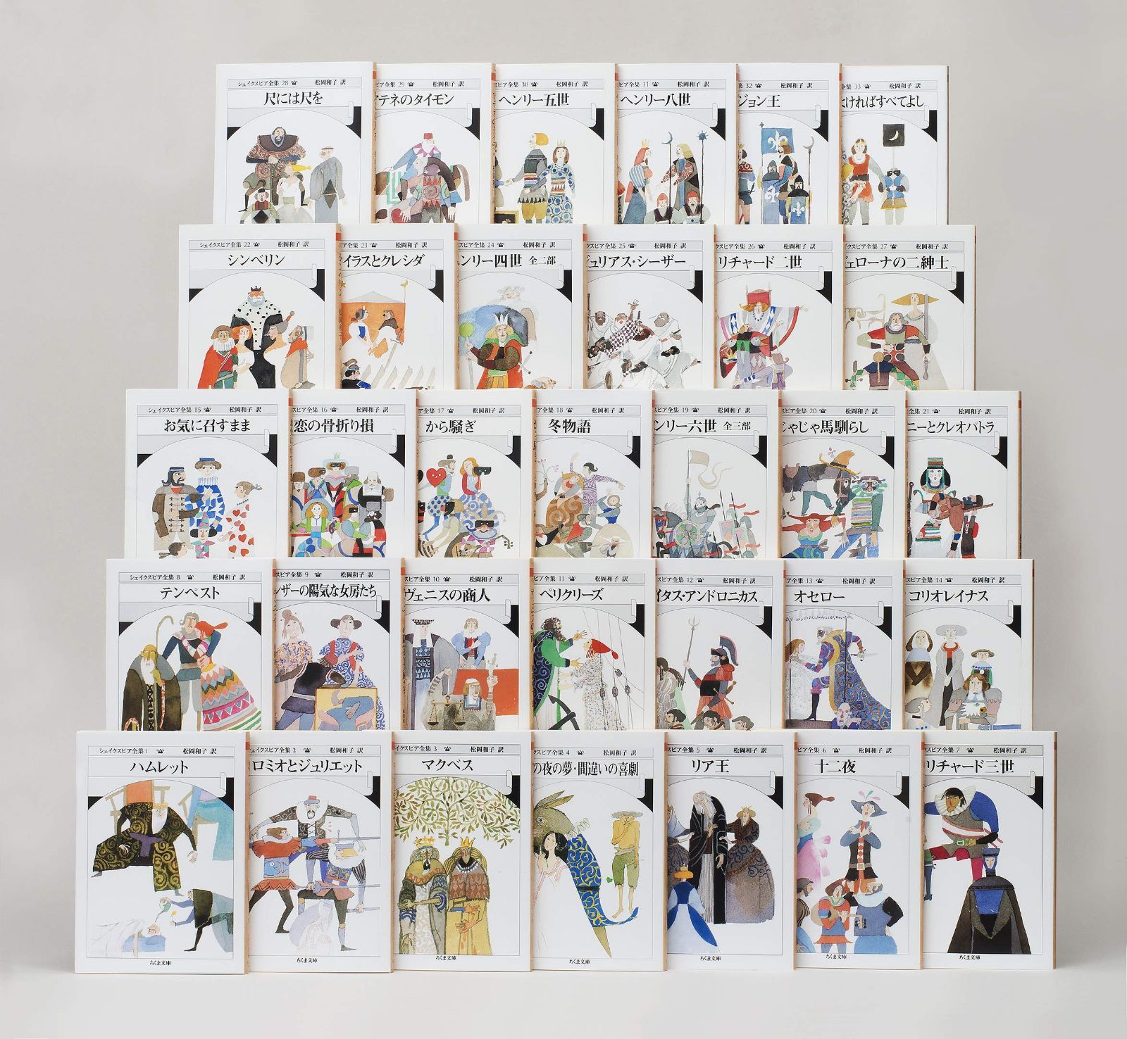 シェイクスピア全集 全33巻セット (ちくま文庫)