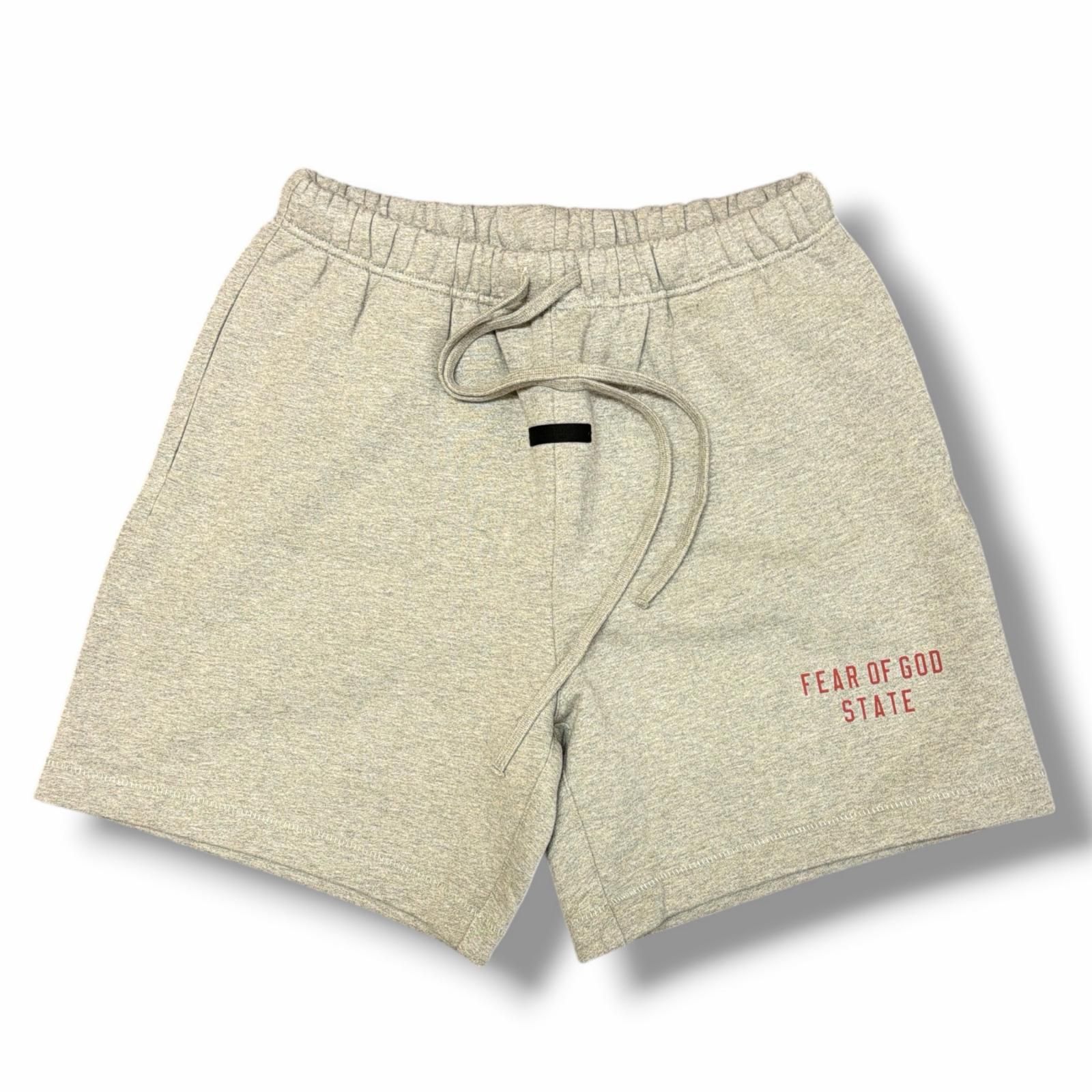 FEAR OF GOD ESSENTIALS / サッカー ショーツ ベージュ FEAR OF GOD ESSENTIALS HEAVY JERSEY SOCCER SHORT ヘビージャージ