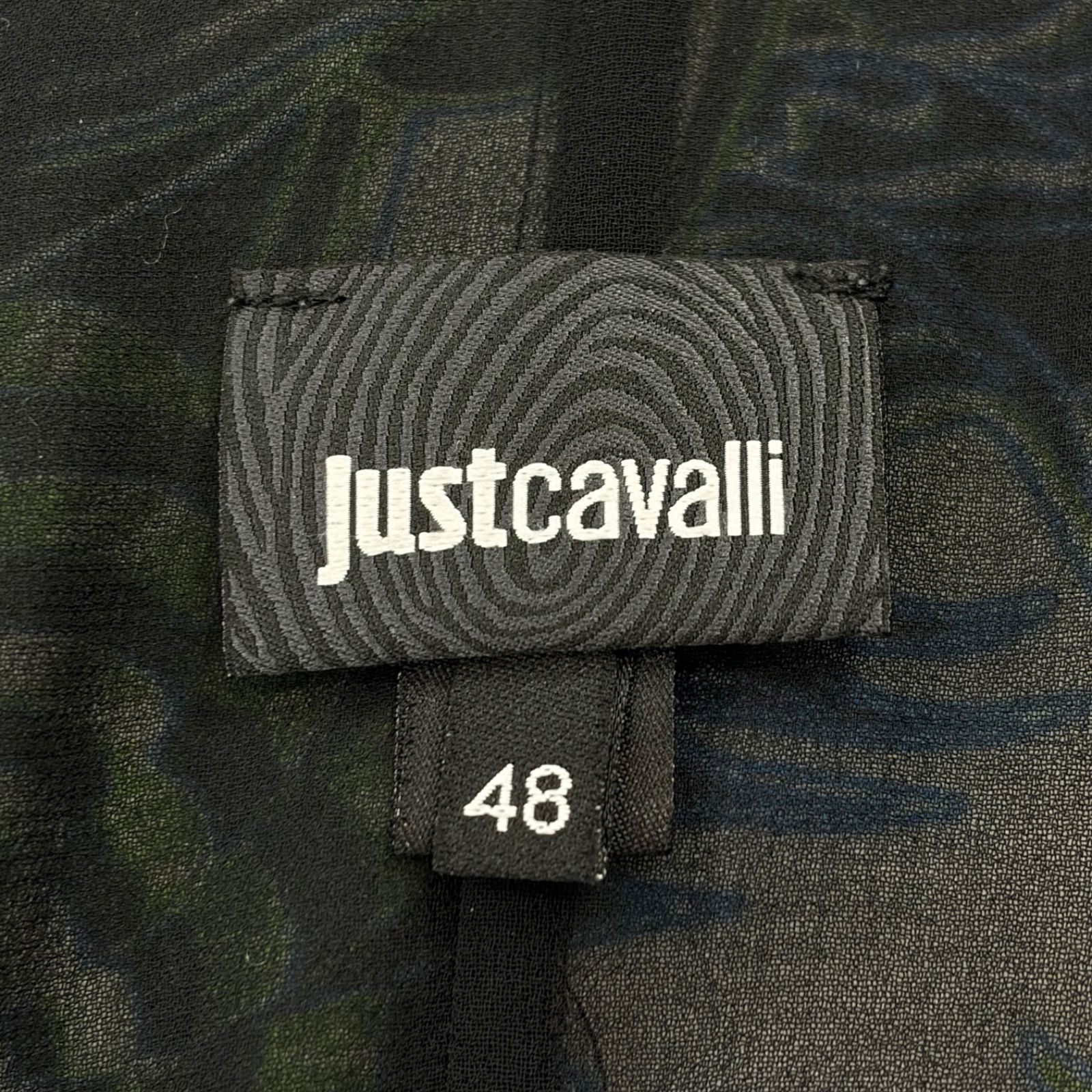 イタリア製 Just Cavalli ジャストカヴァリ ノースリーブ ワンピース