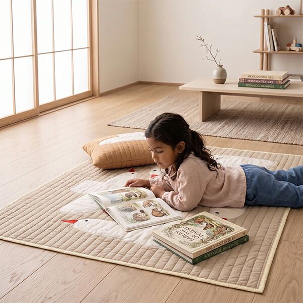 新品】 ファームリビング Ferm Living バード キルトブランケット Bird