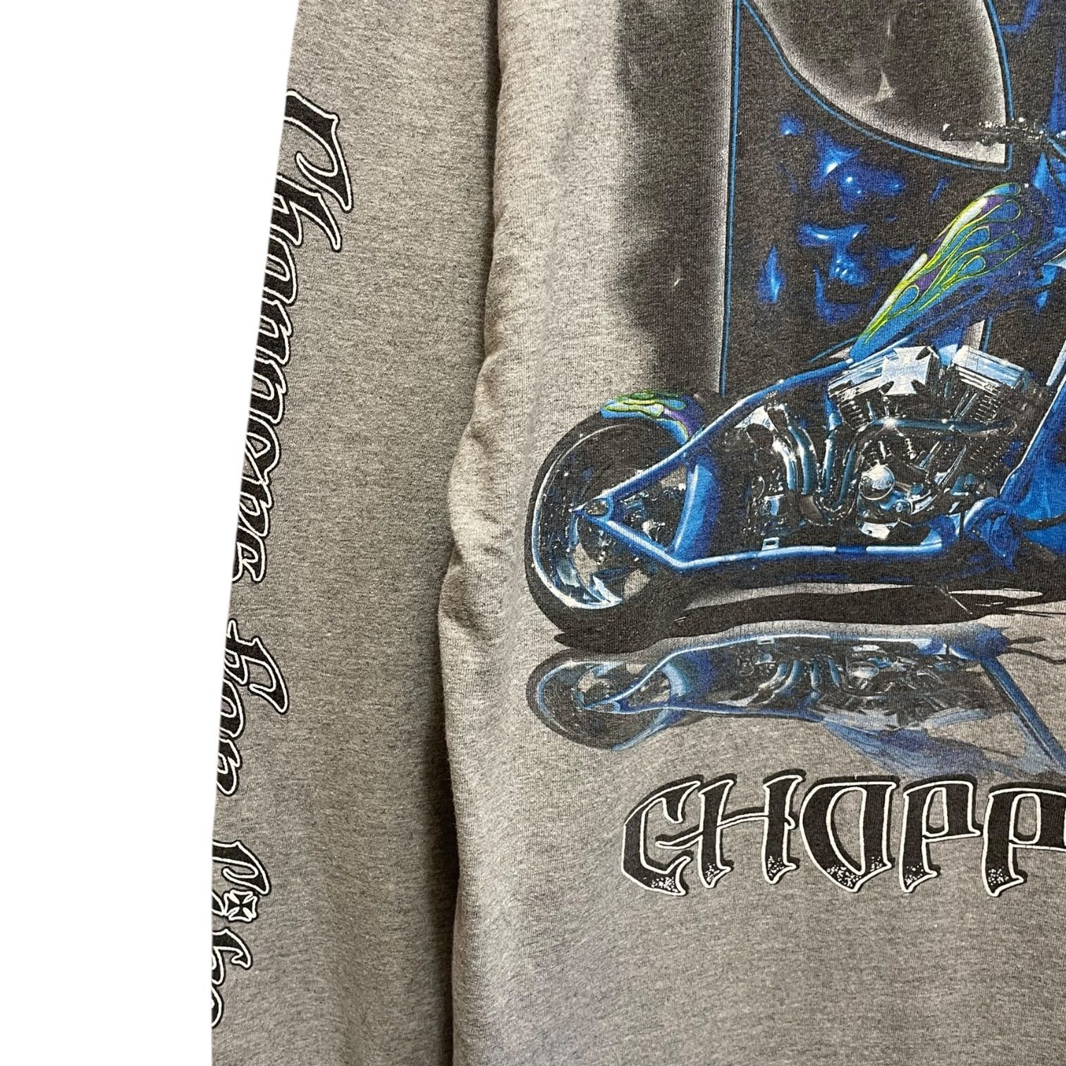 West Coast Choppers L/S Tee 灰 XL相当 ウエストコーストチョッパー