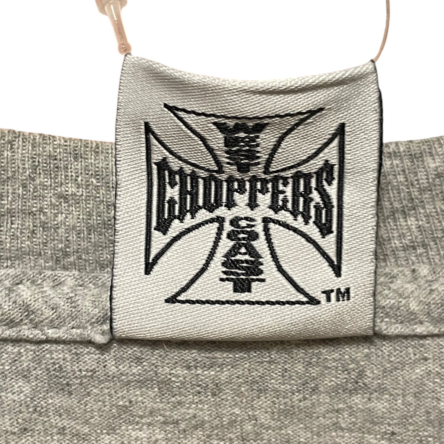 West Coast Choppers L/S Tee 灰 XL相当 ウエストコーストチョッパー