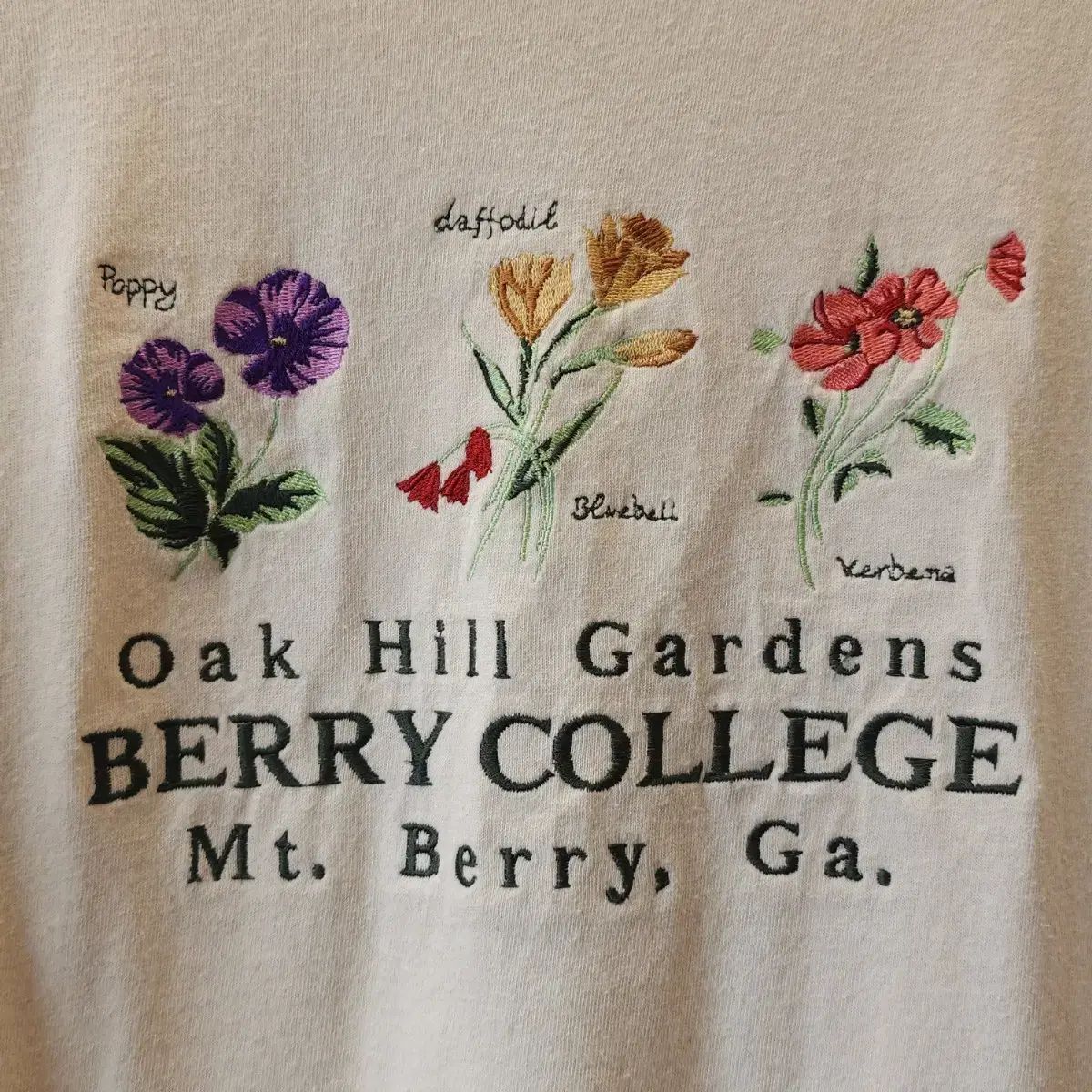 90s ヴィンテージ Tシャツ シングルステッチ プリンティング Tシャツ ガーデン 刺繍 L