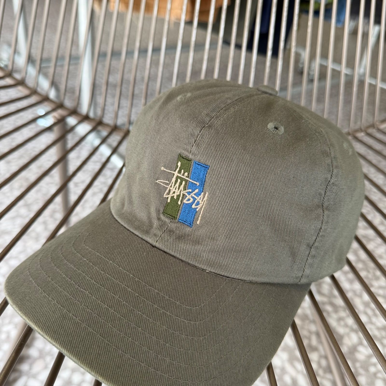 [ Archive アーカイブ Y2K ] Stussy / 90’s logo cap size Free オールドステューシー　キャップ　ワンポイント刺繍ロゴ　ストリート　帽子 フェード　 sk8