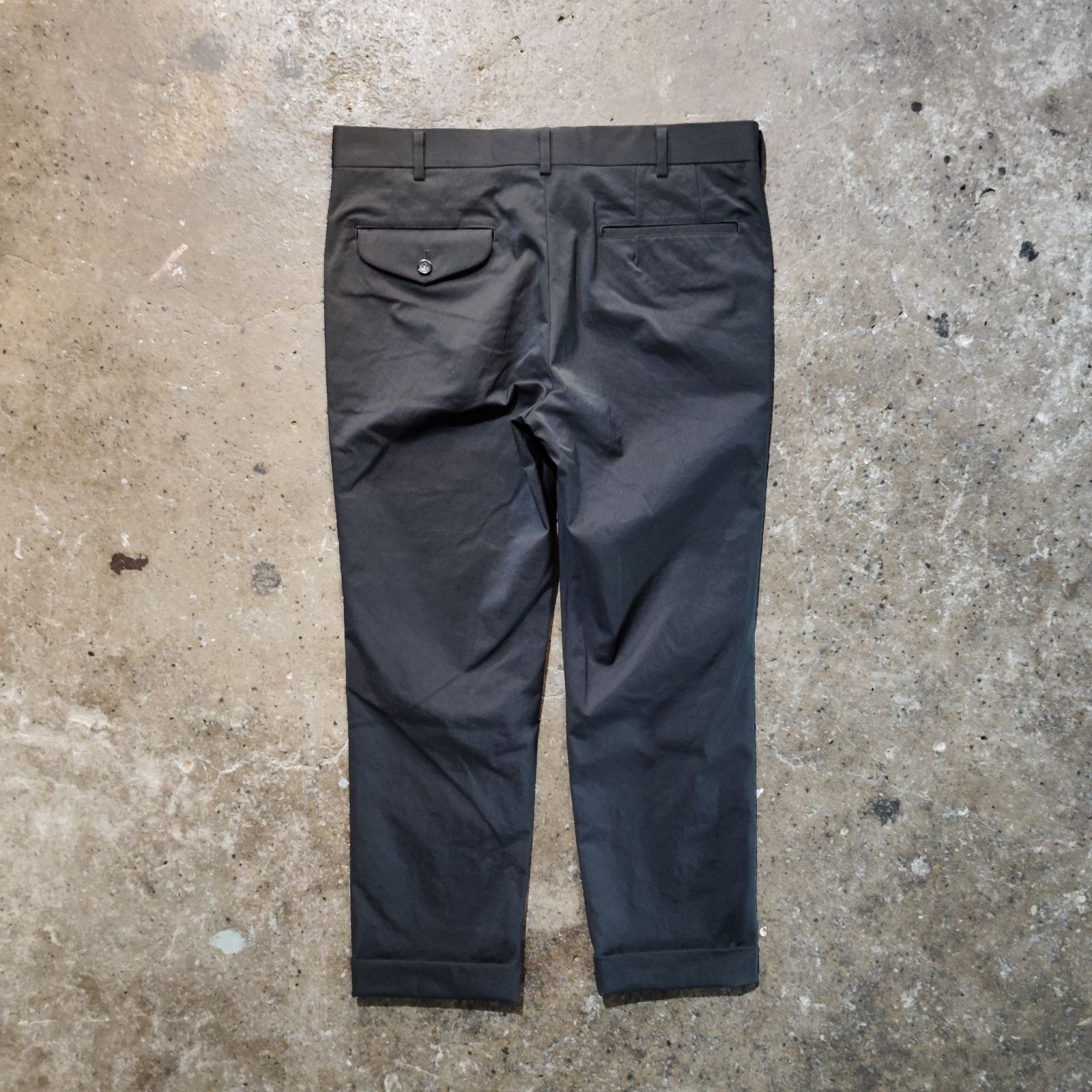 COMME des GARCONS HOMME PLUS 22aw ナイロンウレタンクロップドパンツ
