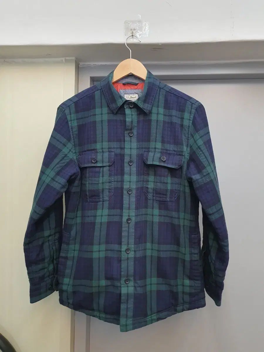 L.L.Bean エルエルビーン キルティング CHECK シャツ S