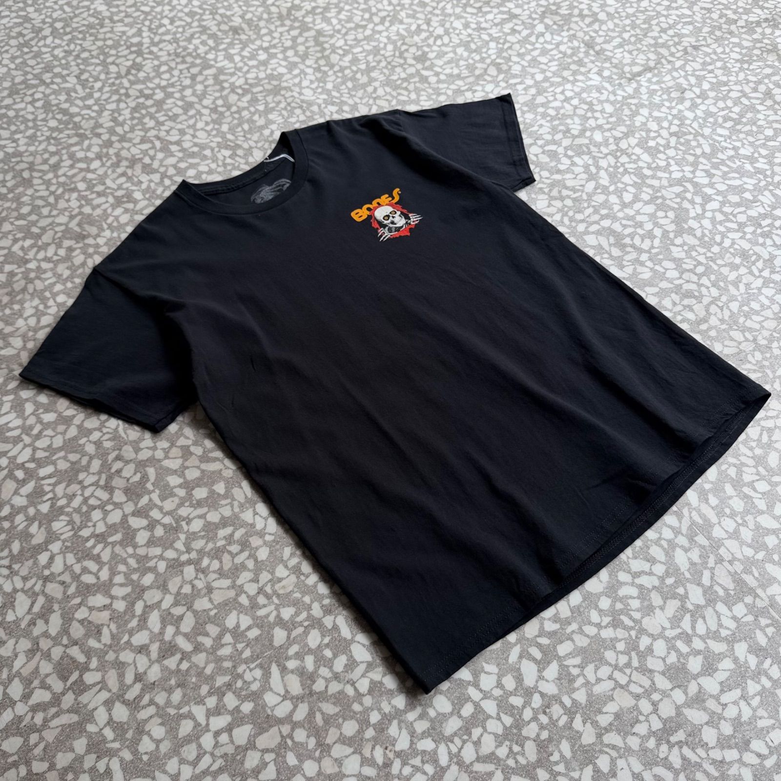 Archive アーカイブ Y2K ] POWELL / skull bones T-shirt size L