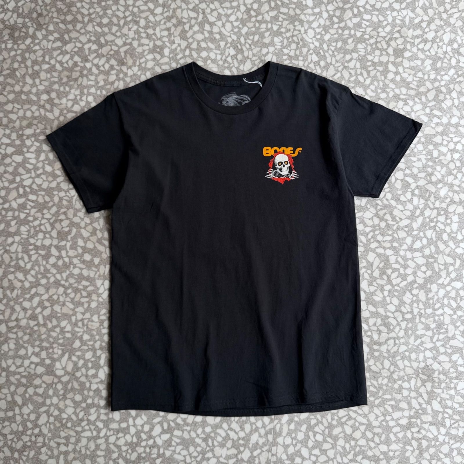 Archive アーカイブ Y2K ] POWELL / skull bones T-shirt size L