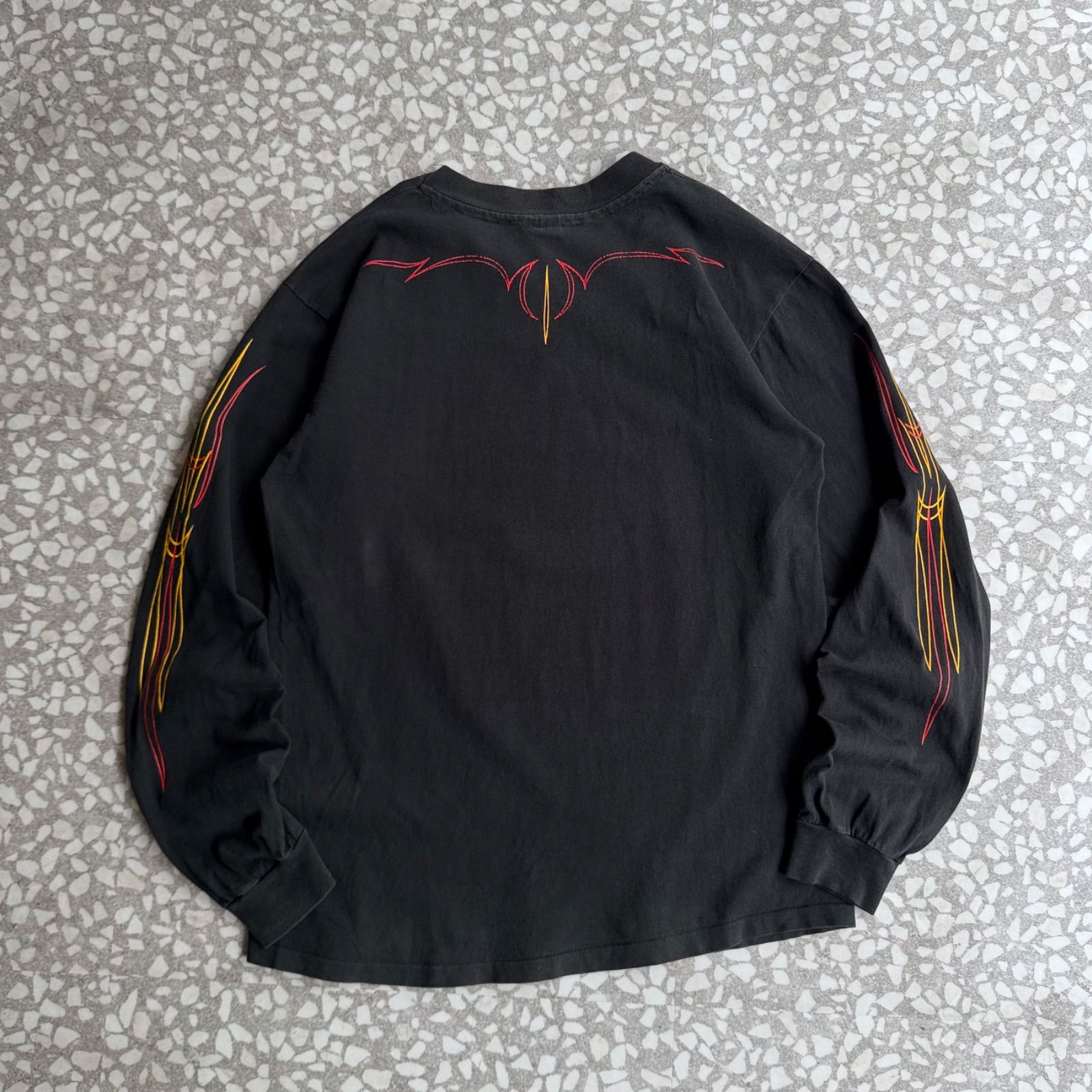 [ Archive アーカイブ Y2K ] anvil / 90’s usa製 sidewalk surfer ls Tee サイドウォーク・サーファー アメリカ製　ラットフィンク　長袖Tシャツ　ストリート　 スケーター sk8