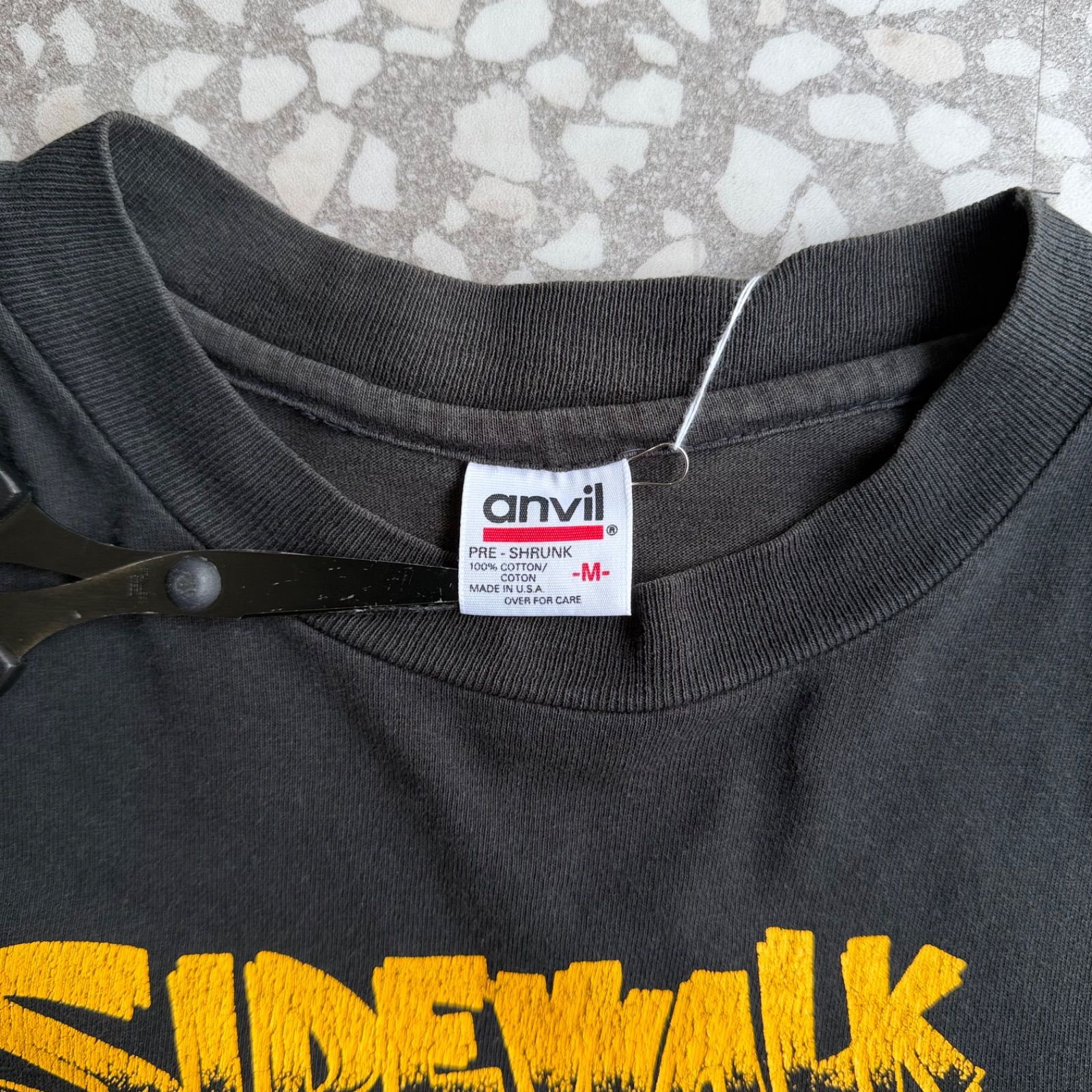 [ Archive アーカイブ Y2K ] anvil / 90’s usa製 sidewalk surfer ls Tee サイドウォーク・サーファー アメリカ製　ラットフィンク　長袖Tシャツ　ストリート　 スケーター sk8