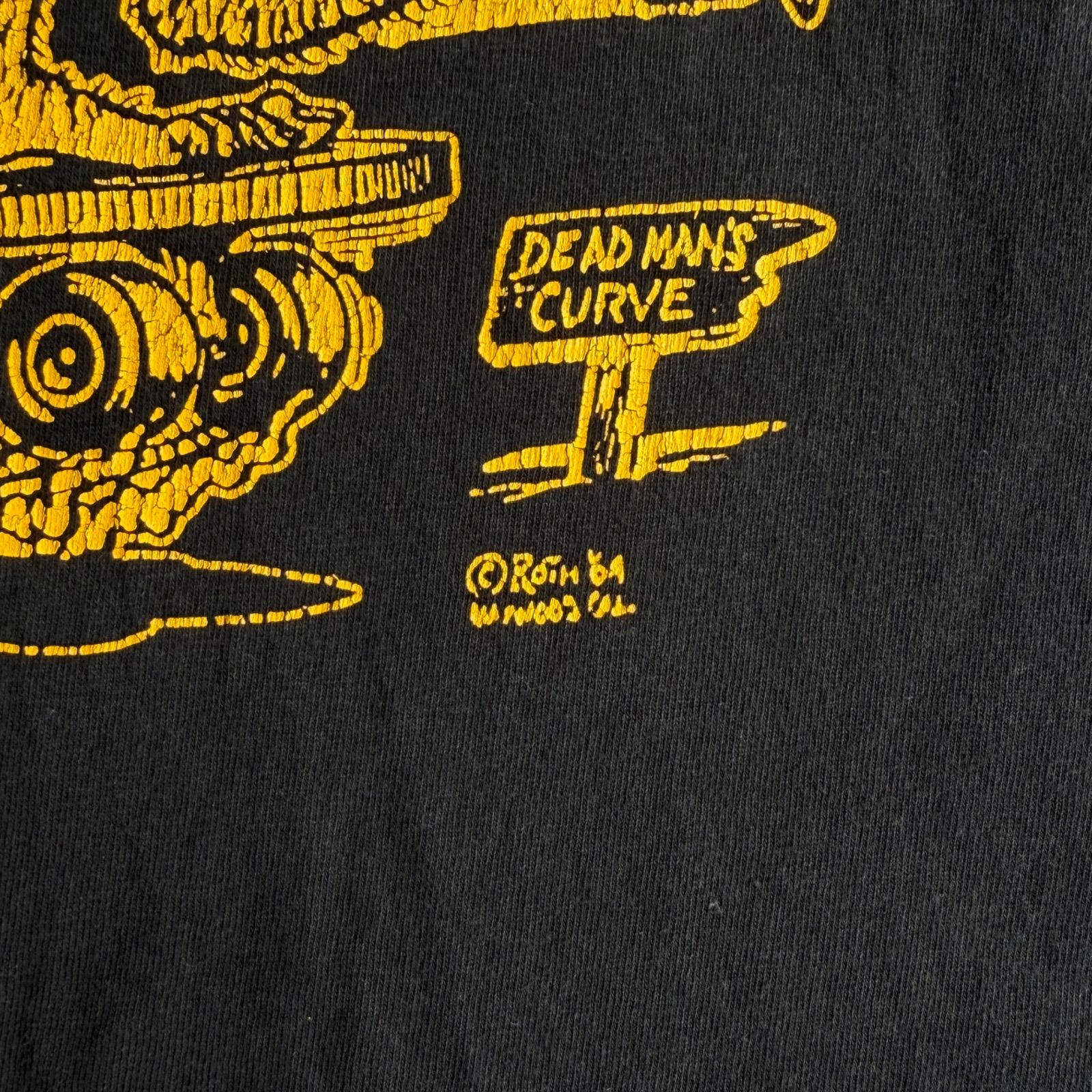 [ Archive アーカイブ Y2K ] anvil / 90’s usa製 sidewalk surfer ls Tee サイドウォーク・サーファー アメリカ製　ラットフィンク　長袖Tシャツ　ストリート　 スケーター sk8