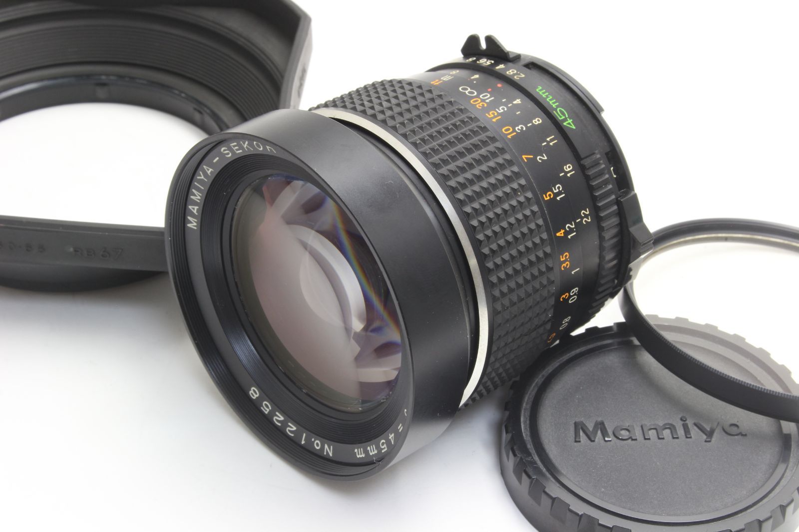 D (難あり) MAMIYA マミヤ SEKOR C 45mm F2.8 初期不良返品無料 6-21