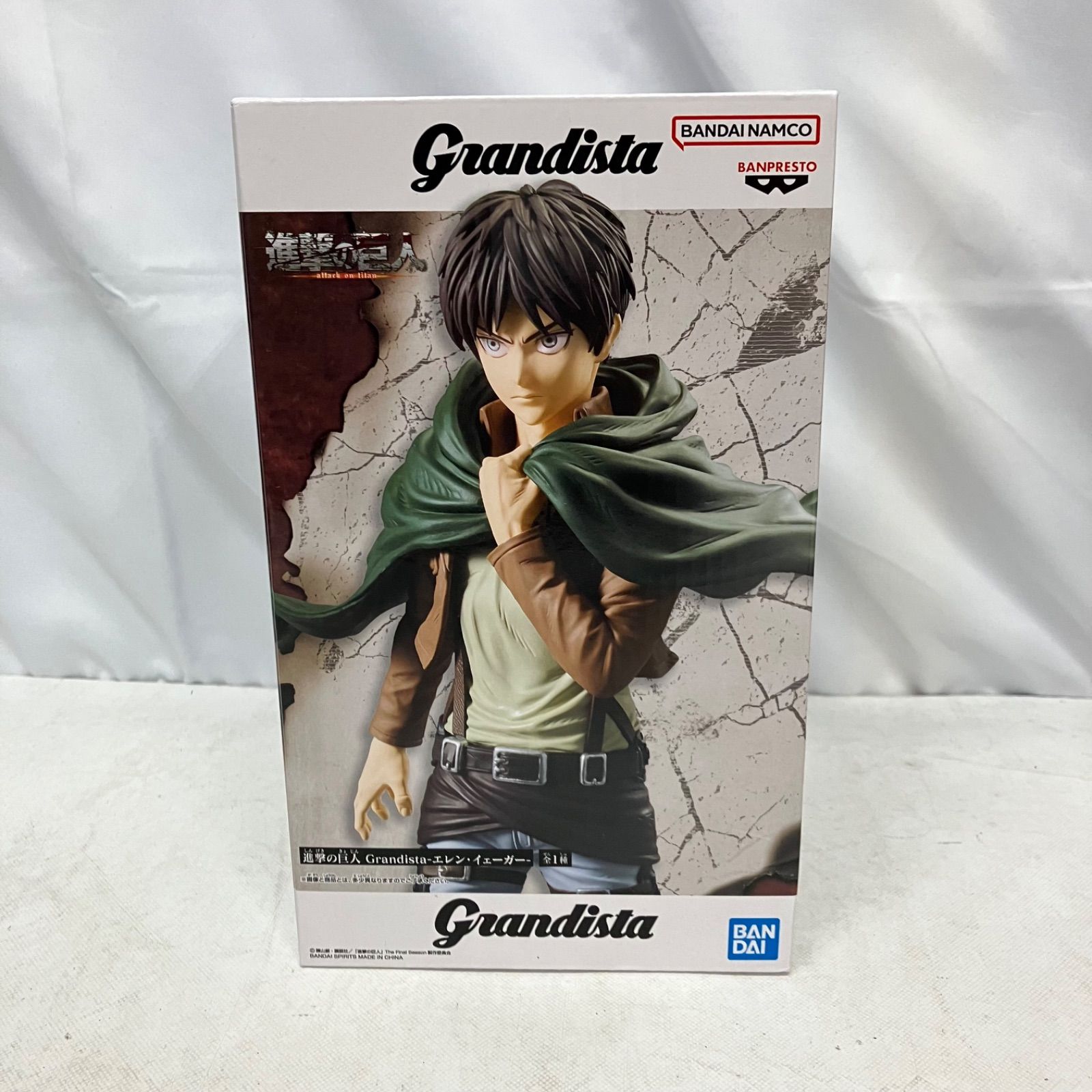 進撃の巨人 エレン・イェーガー フィギュア 未開封 進撃の巨人 Grandista エレン・イェーガー フィギュア 3個