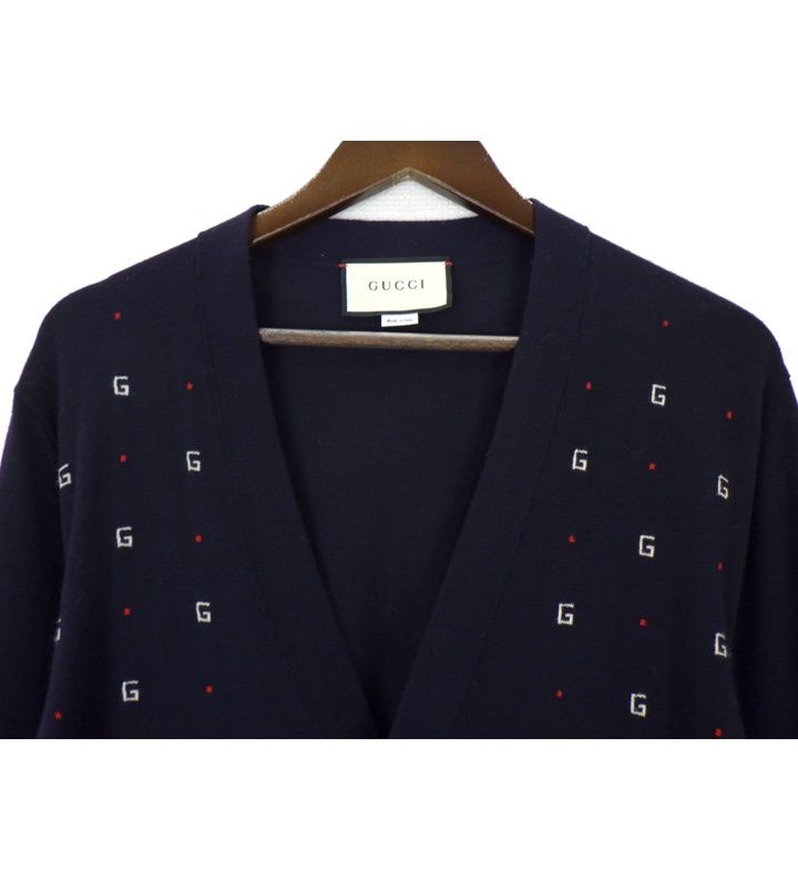 グッチ GUCCI 19SS 【 546276 XKABL 】 ウール ジャガード 薄手 ニット 