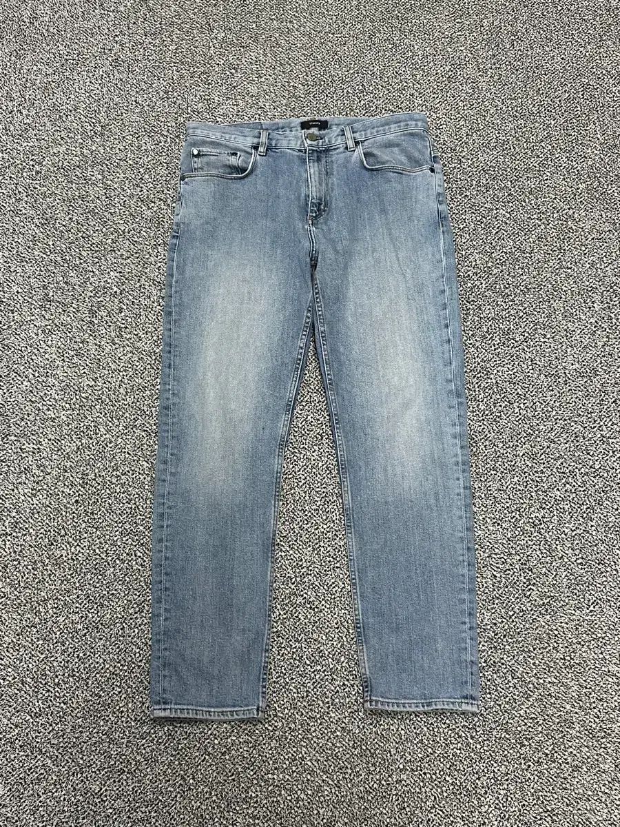 正規品 Theory homme ライトブルー デニム バックロゴ ズボン