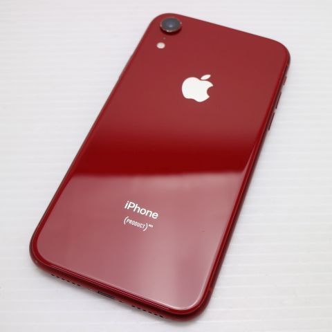 美品 SIMフリー iPhoneXR 64GB レッド RED スマホ 白ロム 即日発送