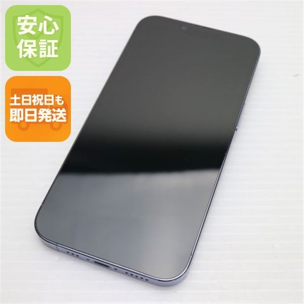 新品同様 SIMフリー iPhone13 Pro 128GB シエラブルー 白ロム 本体 即日発送 土日祝発送OK あすつく 06000