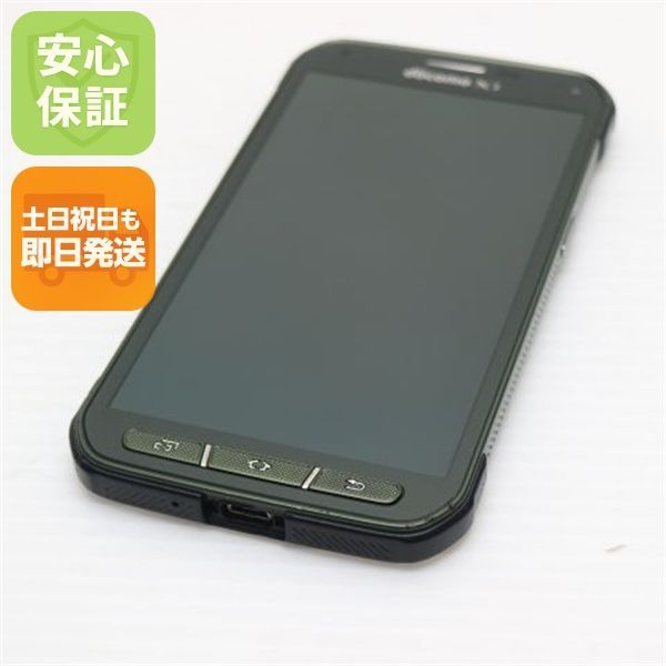 美品 SC-02G GALAXY S5 ACTIVE カモグリーン 即日発送 スマホ SAMSUNG