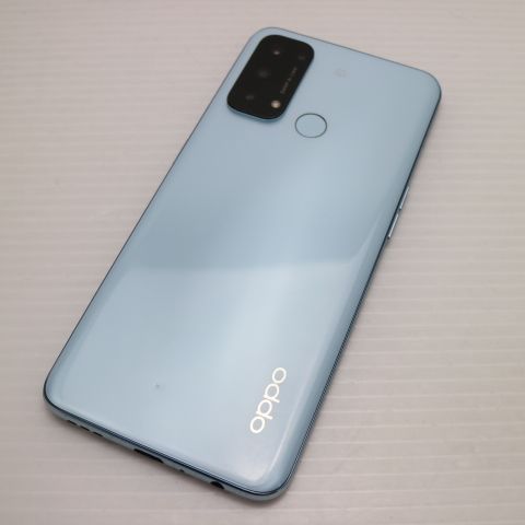 超美品 SIMフリー OPPO Reno5 A アイスブルー 本体 即日発送 土日祝