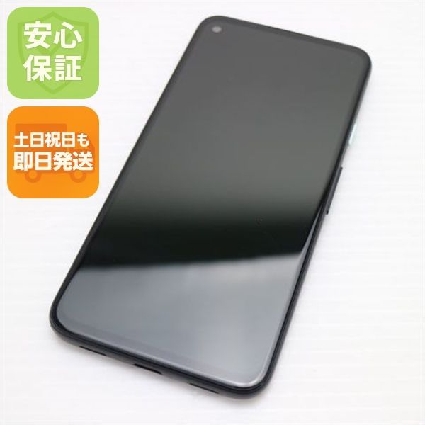 美品 SIMフリー Google Pixel 4a ブラック スマホ 白ロム 土日祝発送OK 06000