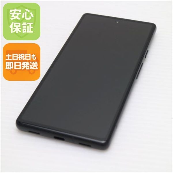 超美品 SIMフリー Google Pixel 6a チャコール スマホ 白ロム 土日祝発送OK 06000