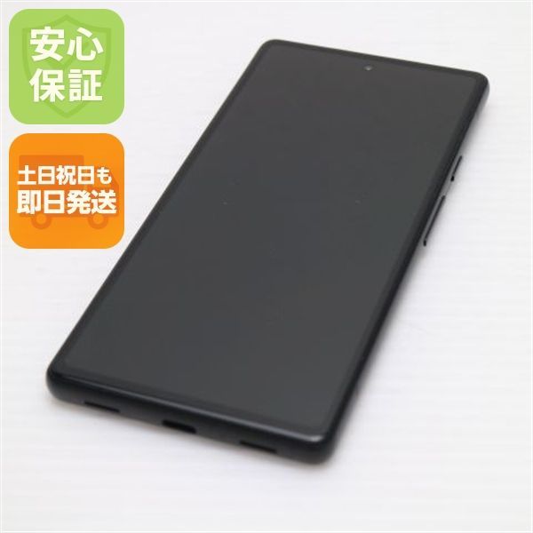 美品 SIMフリー Google Pixel 6a チャコール スマホ 白ロム 土日祝発送
