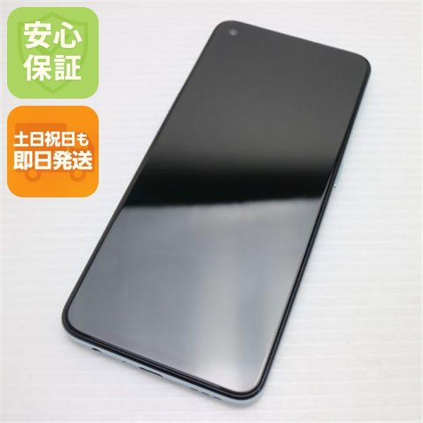 超美品 SIMフリー OPPO Reno5 A アイスブルー 本体 即日発送 土日祝
