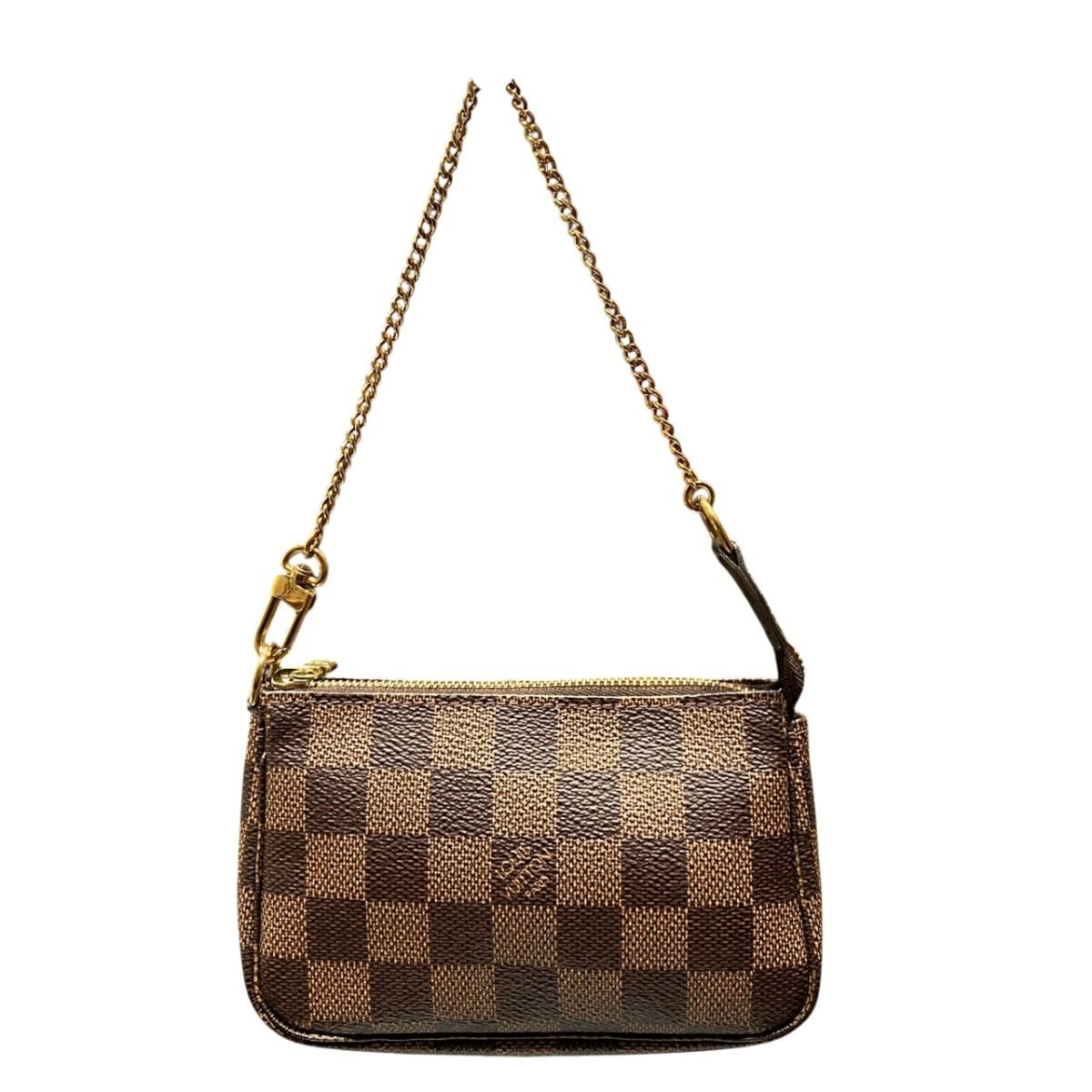 ルイ・ヴィトン LOUIS VUITTON アクセソワール ダミエ ポシェット トアル地 N58009 レディース