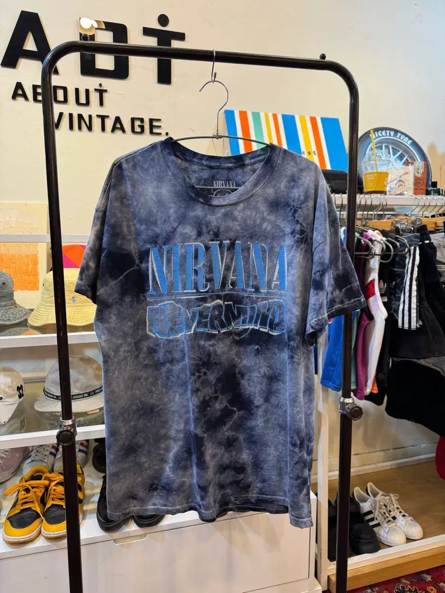 NIRVANA(ニルヴァーナ) タイダイ ヴィンテージ バンド 半袖Tシャツ