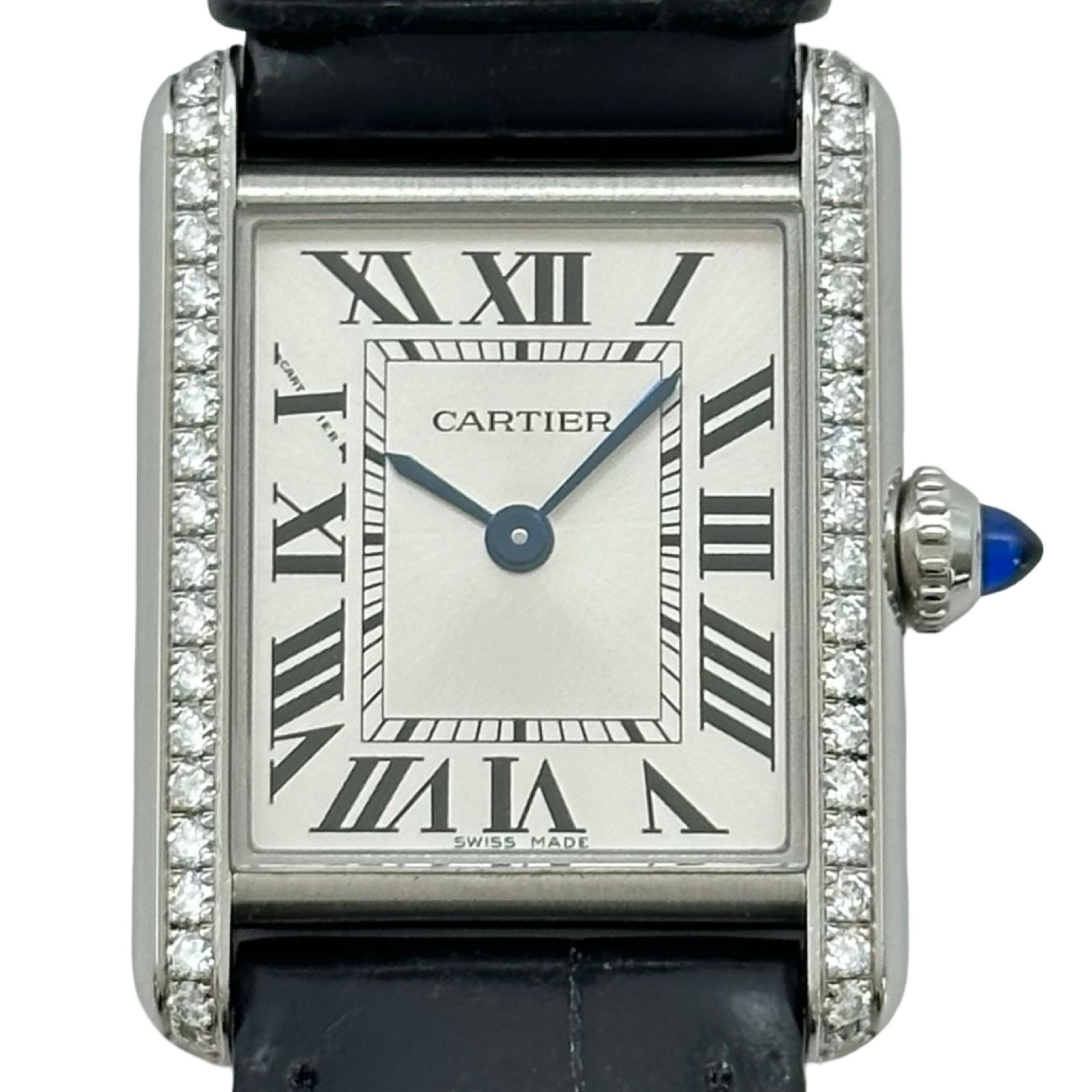 カルティエ Cartier タンク マスト SM W4TA0016 シルバー ステンレススチール クオーツ レディース 腕時計