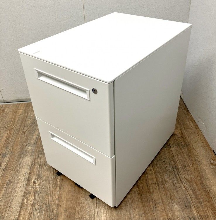 【中古品】トヨスチール 50Xシリーズ 2段インサイドワゴン WGN-602W ホワイト