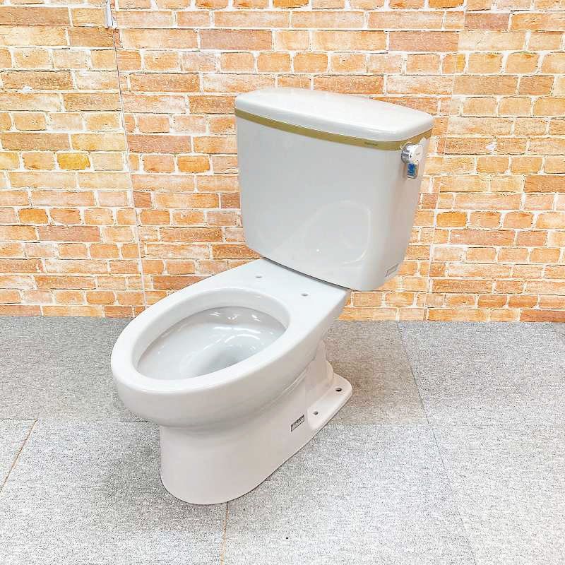 【中古品】【希少カラー】【良品】 National トイレ 洋式便器 (床下排水) 「CH410HS」 排水芯200mm とFRP製タンク「CH4100HS」のセット #HS(グレー) 52F