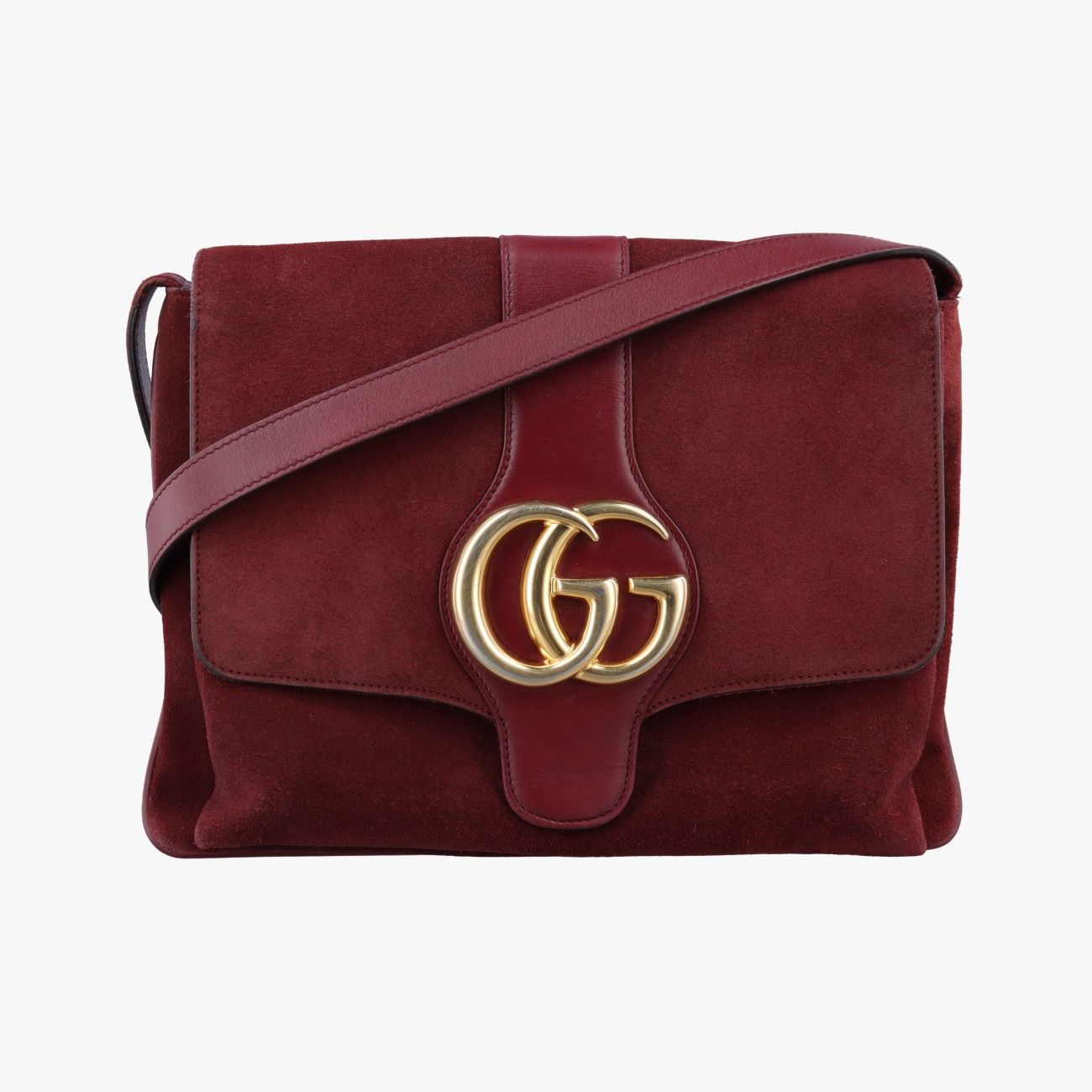 グッチGucciアリー ワインレッド スエード×レザー 550126 G028167648