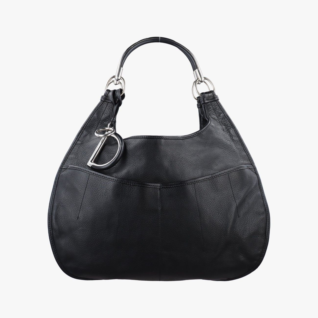 クリスチャンディオールChristian Dior61 ホーボー ブラック レザー 02-BO-0068