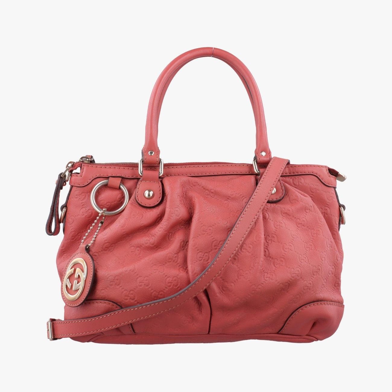 グッチGucciスーキー コーラルピンク レザー 247902 C8748311