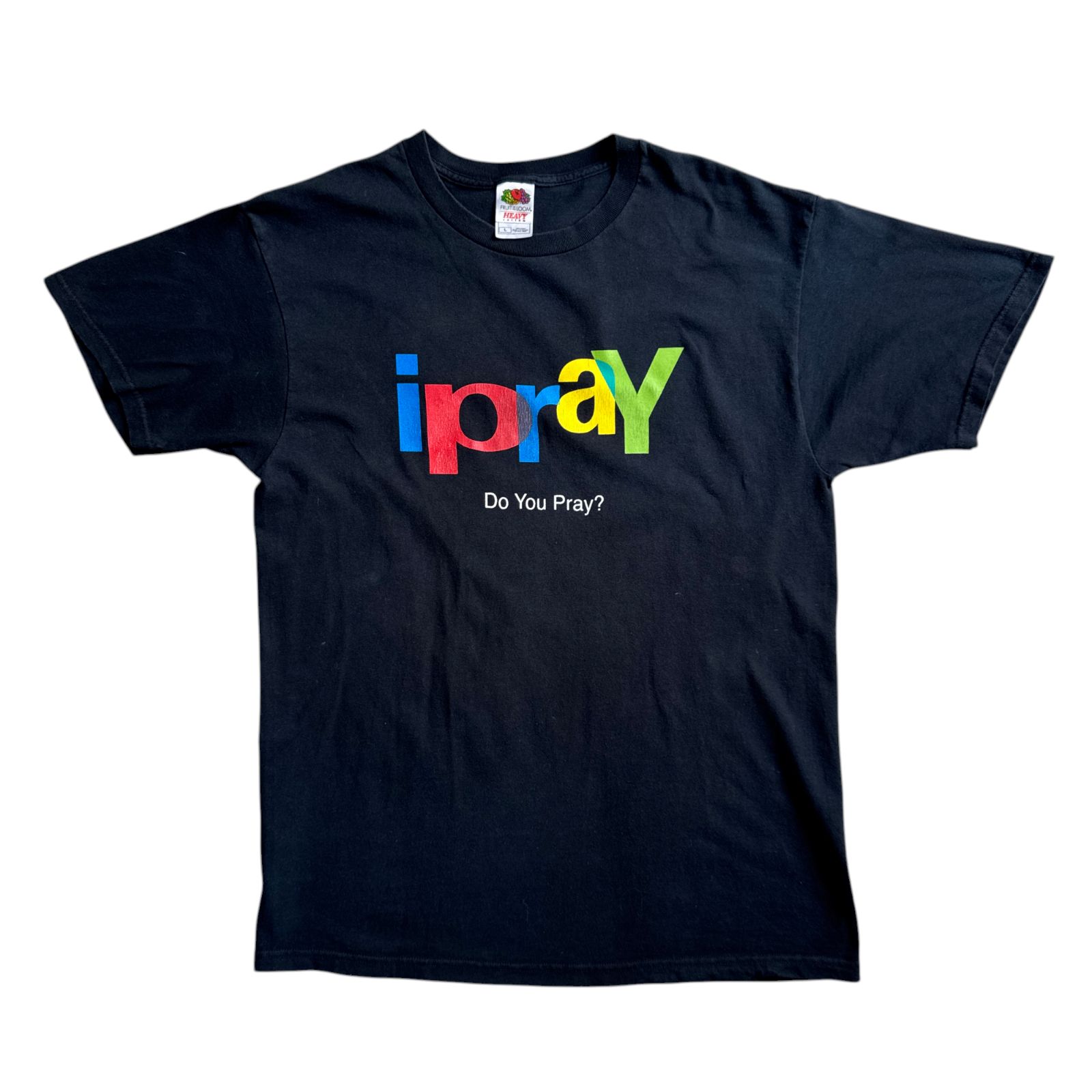 00s iPray “Do You Pray?” eBay パロディ クリスチャン ジーザス Tシャツ Lサイズ イーベイ 企業ロゴ アドバタイズ サンプリング ヴィンテージ ビンテージ Vintage