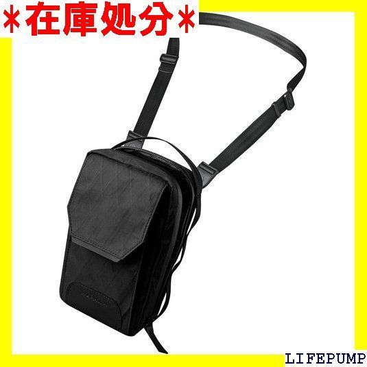 ALPAKA Modular Slingメンズ用スマホポーチ ショルダーバッグ マグネット式開閉 ショルダー調整可能 リュックに搭載可能 YKKジッパー付き ベルトケース スマホケース ベルトポーチ 通勤用 登山用 2862