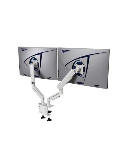 THARKPCモニターアーム液晶ディスプレイアームスプリング式モニタースタンド17~32インチ対応最大耐荷重9kgMS012(シルバー)
