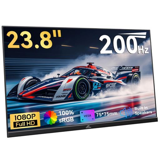 23.8インチUSB-Cモバイルモニター200Hz大画面FreesyncゲーミングモニターFHD1920x1080IPSパネル超薄型