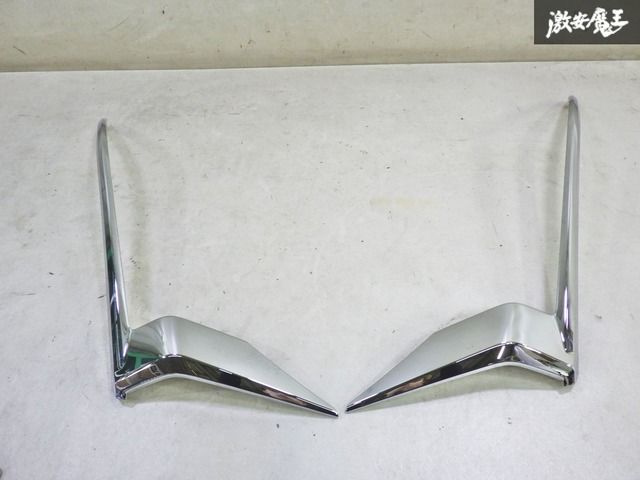 【割れ無し】トヨタ 純正 GDJ150W ランドクルーザー プラド ヘッドランプガーニッシュ メッキ 左右セット 53147-60080 53148-60010 即納