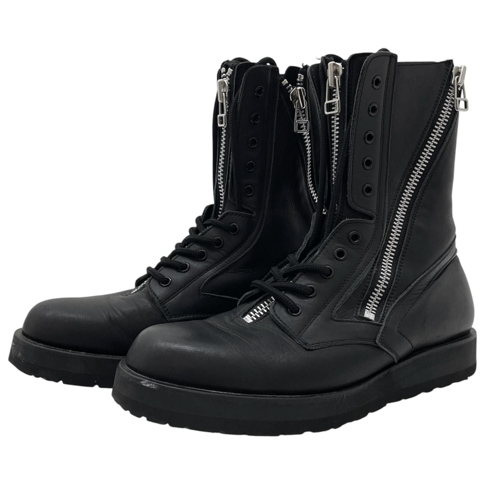 【中古】Yohji Yamamoto | ヨウジヤマモト　22AW 3ジッパーミリタリーブーツ HE-E07-761 ブラック【尾張小牧店】