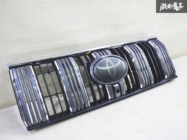 【割れ無し】トヨタ純正 TRJ150W GDJ150W ランドクルーザープラド 後期 フロントグリル ラジエーターグリル ダークグレー系 53111-60C10