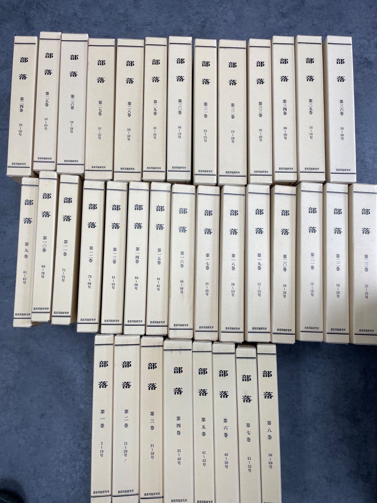 部落　復刻　36巻　創学社 76,973円
