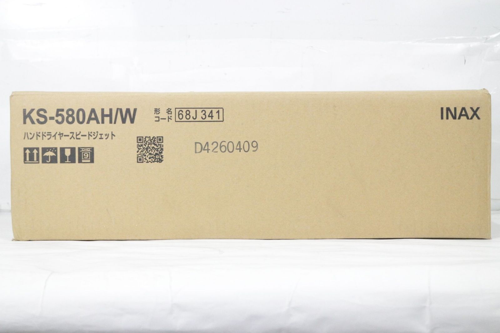 新品 INAX ハンドドライヤー KS-580AH/W 100V・ヒーター有 スピードジェット 壁掛けコンパクトタイプ イナックス リクシル LIXIL　IT9YW15TCRXQ-D-F09-byebye