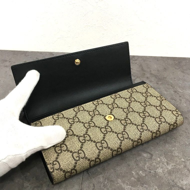 未使用品 GUCCI 長財布 779785 GGスプリーム 箱付き 217 未使用品 GUCCI 長財布 779785 GGスプリーム 箱付き 217 - メルカリ