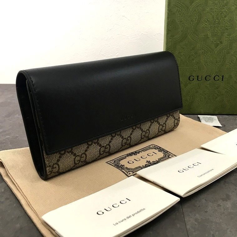 未使用品 GUCCI 長財布 779785 GGスプリーム 箱付き 217 未使用品 GUCCI 長財布 779785 GGスプリーム 箱付き 217 - メルカリ