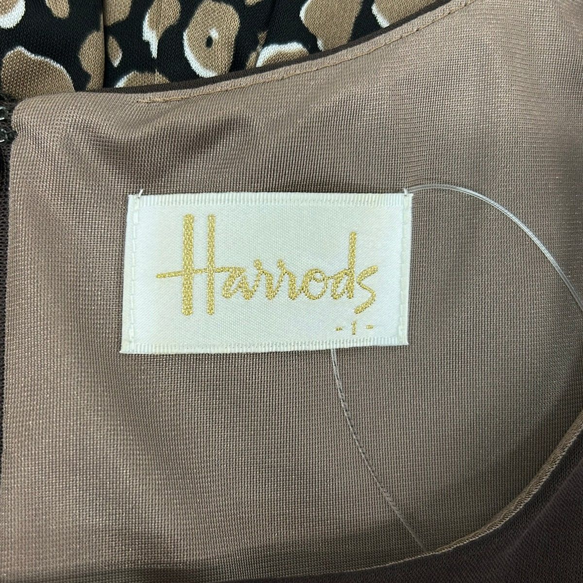 HARRODS(ハロッズ) ワンピース サイズ1 S レディース - ダークブラウン