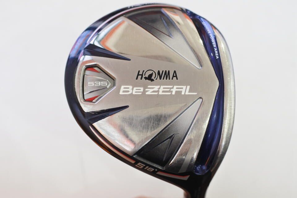 ホンマゴルフ Be ZEAL 535 18度 VIZARD for Be ZEAL Rフレックス フェアウェイウッド 中古 ゴルフドゥ!春日井店【最短即日発送】