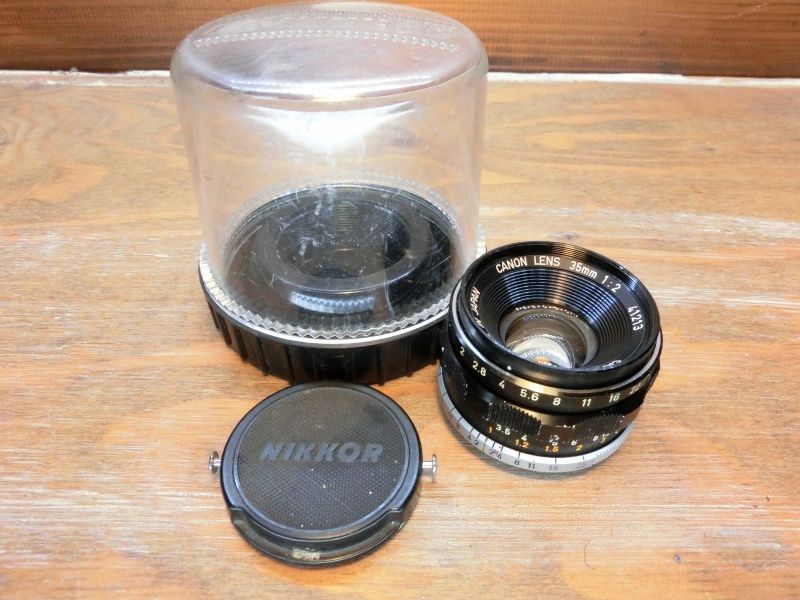 6003 Canon LENS 35mm F2 ライカ L39マウント Lマウント 広角レンズ
