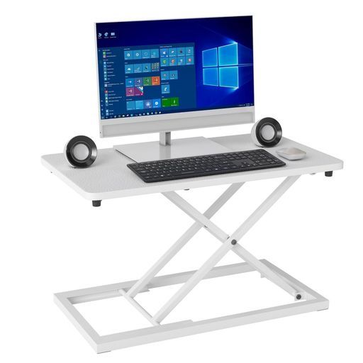 mopamスタンディングデスク卓上昇降式テーブル折り畳み静音昇降式デスクワークテーブル60cmx34cm高さ調節6-39cm昇降台組立不要耐荷重10k